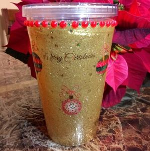 Christmas themed 16oz tumbler